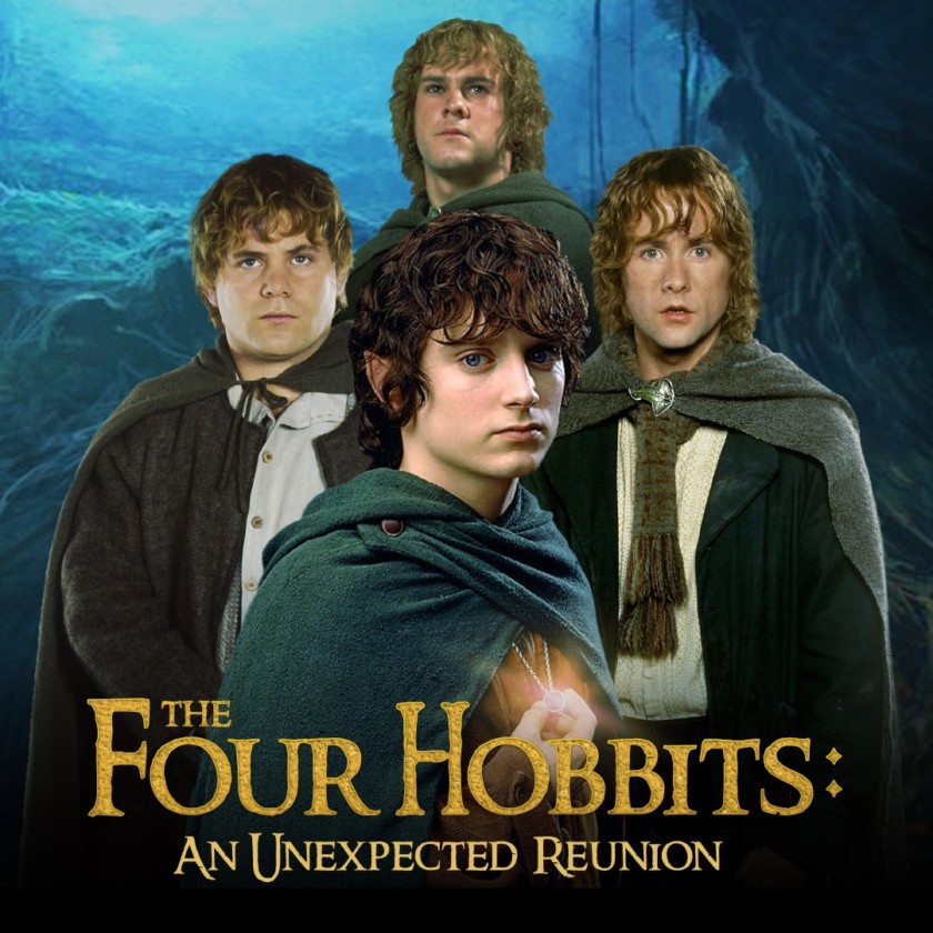 Elijah Wood, Sean Astin, Dominic Monaghan, Billy Boyd