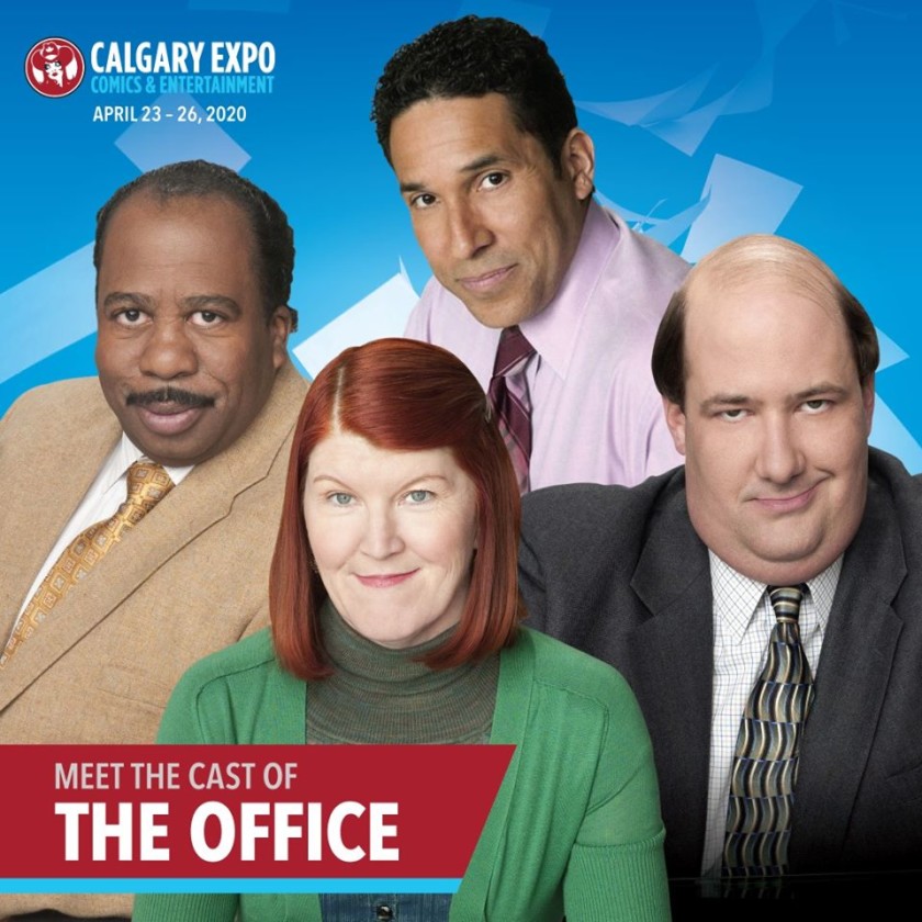 The Office's Oscar Nuñez, Kate Flannery, Leslie Baker, and Brian Baumgartner