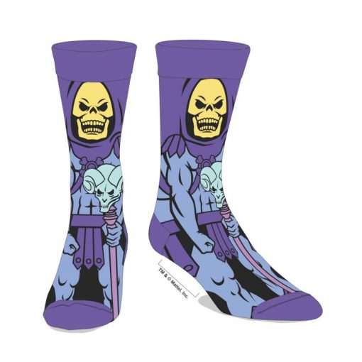 Skeletor 360 Purple Character Crew Socks Purple 