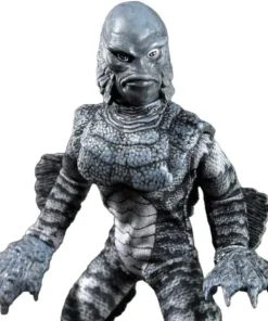Creature from the Black Lagoon Action Figure, 8-Inch Black & White