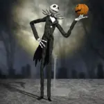 Nightmare Before Christmas - Jack Skellington NECA Figure with Pumpkin 9” Articulated Figure