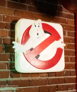 Ghostbusters - No Ghost Light-Up Sign