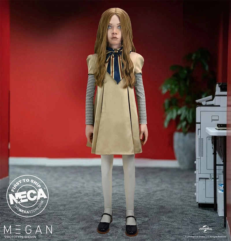 M3GAN Replica Doll Announced by NECA (Life-Size 1:1 Scale)